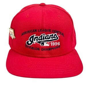 Nwot Cleveland Indians 1996 AL Central Champions New Era Vintage Snapback Cap